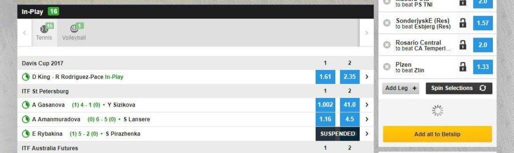 Betfair In Play Gaming Betfair In Play Gaming