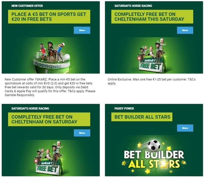 Paddy Power Horse Racing Offers