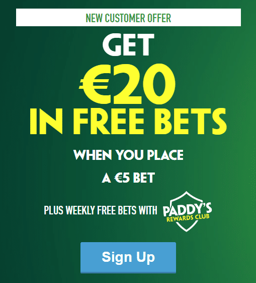 Paddy Power Sports Betting Offer