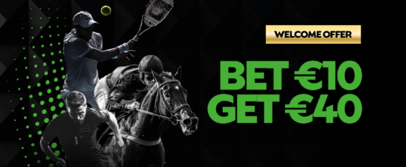 quinnbet sports ireland new welcome offer bet 10 get 40